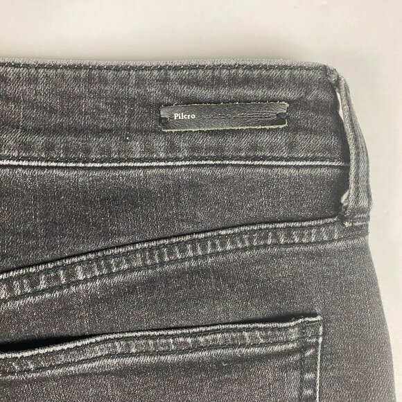 Pilcro Anthropologie High-Rise Flare Jeans Women's Size 27 Black - Picture 5 of 14
